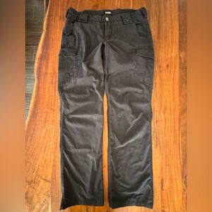 CQR Women's Flex Stretch Tactical Pants, Water Resistant Ripstop Cargo sz 8L